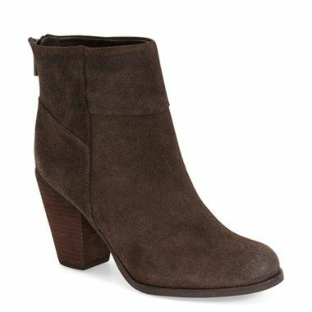 Arturo Chiang Suede Hadley Bootie EUC